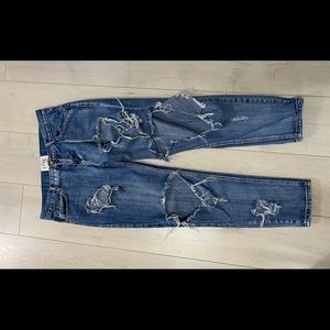 One Teaspoon blue ripped jeans. Size 26